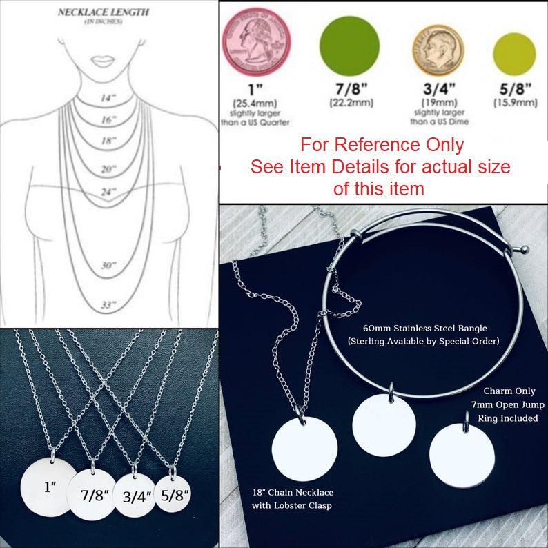 Custom Jewelry Charms Engrave With Your Logo or Artwork